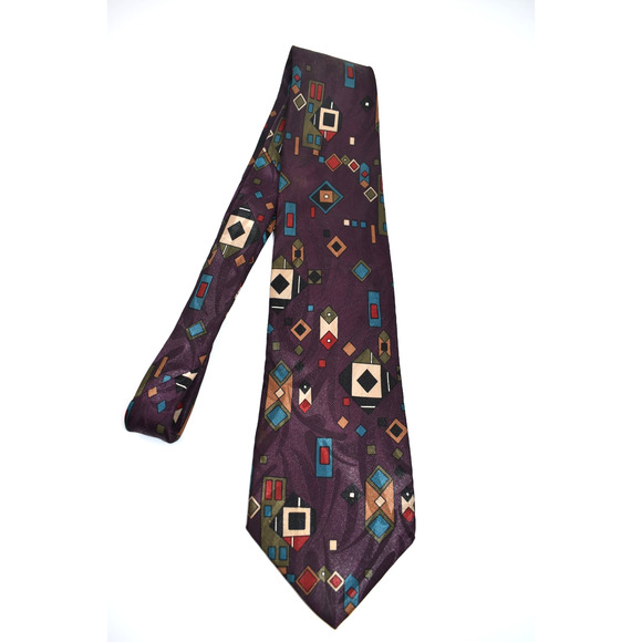 Silvermans, Robert Stewart Necktie Mixed Lot Blend Men's Vintage 1970's Lot 4 - Picture 6 of 9